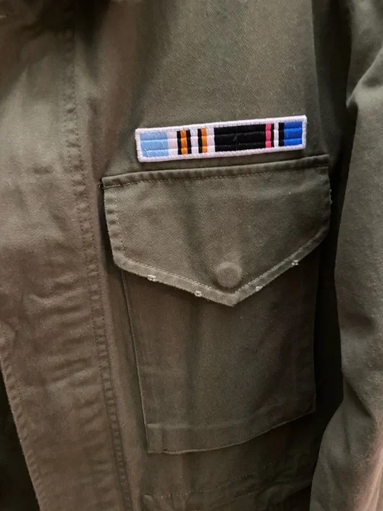 Anthropologie Pilcro cotton Utility Jacket size XL - Picture 5 of 16